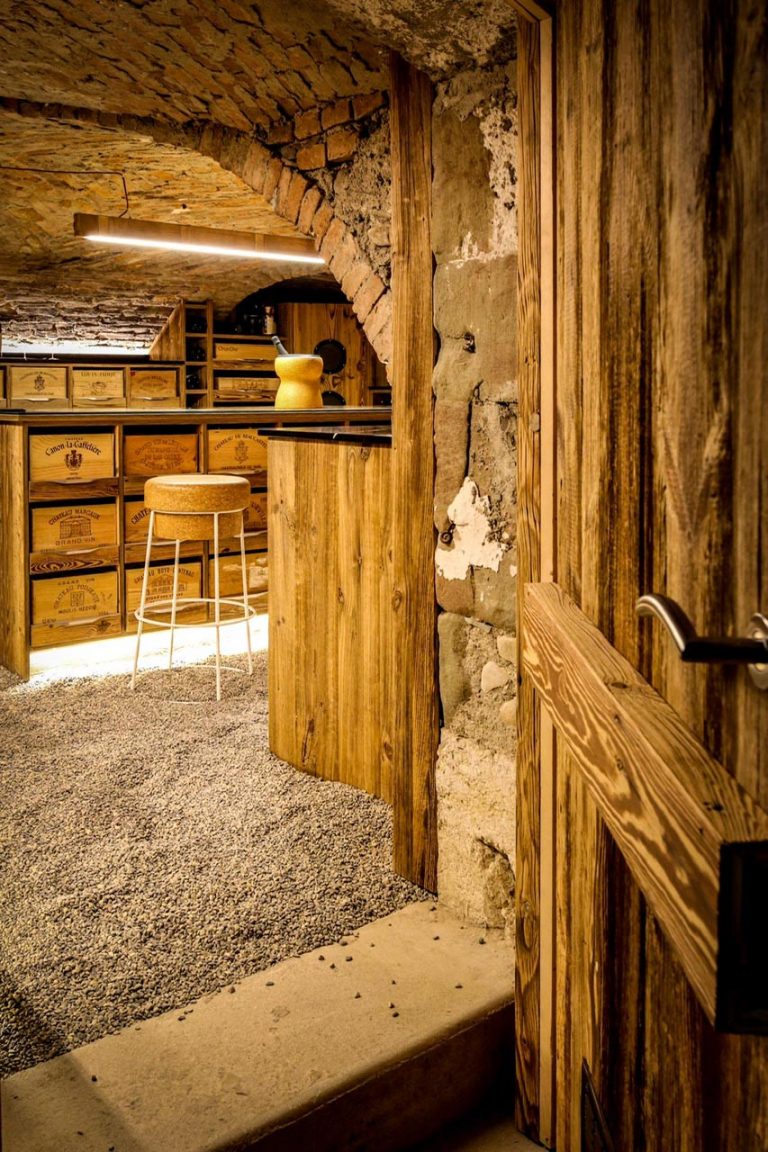 Création d'une cave à vins voutée en brique de 26m2 Cuisine Art et — free download